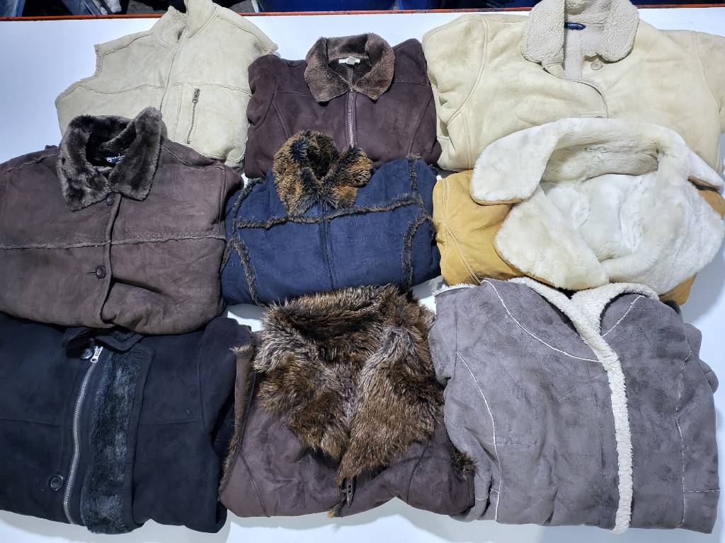 Suede Leather Jackets 10 Pcs
