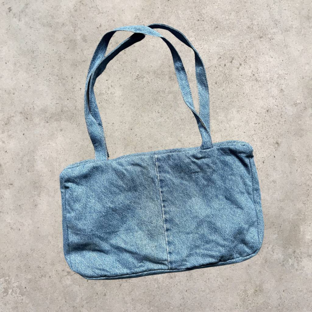 Upcycled Carhartt Medium Denim Zipper Tote