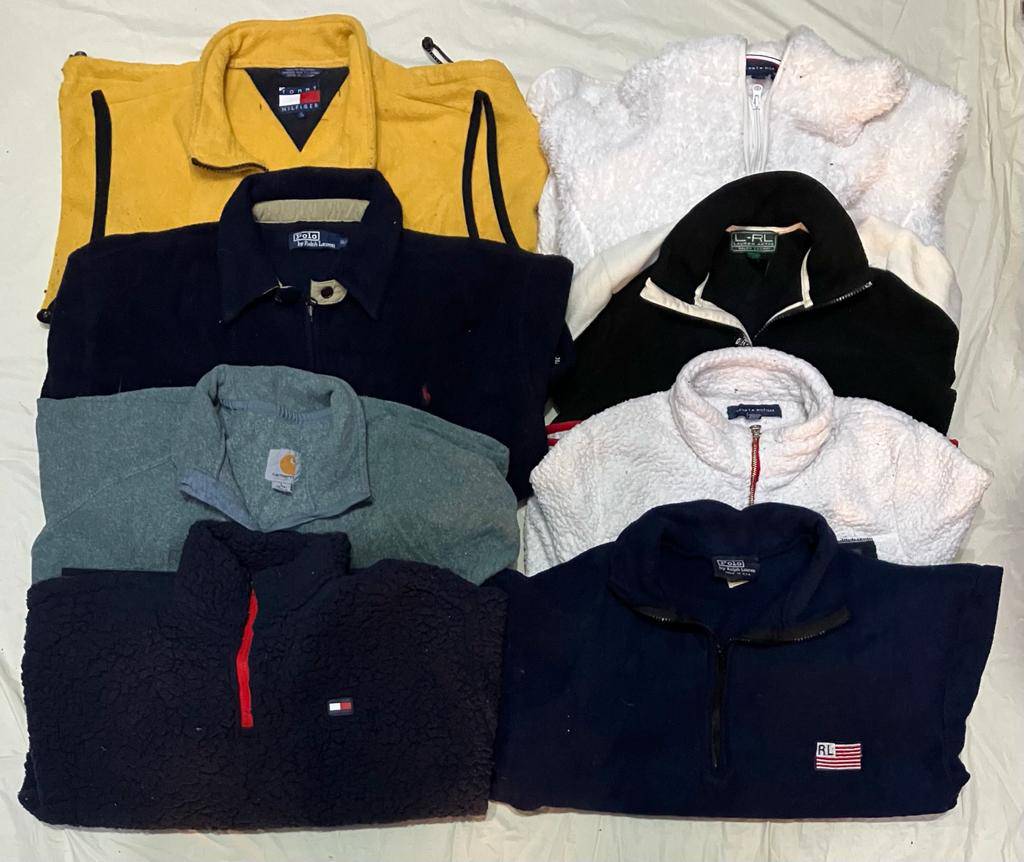 Carhartt, ralph lauren polo,Tommy in fleece  17 pieces