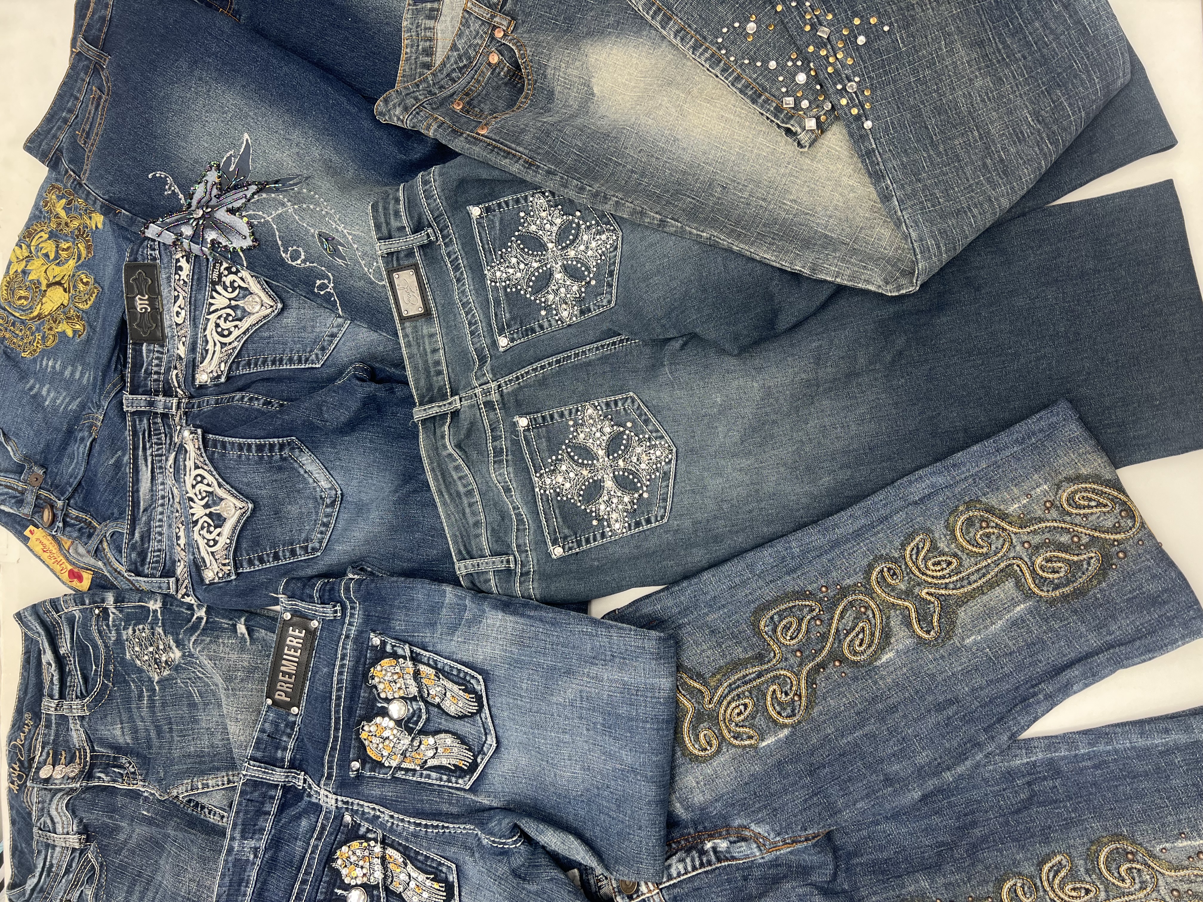 Y2K iconic branded Jeans (20pcs)