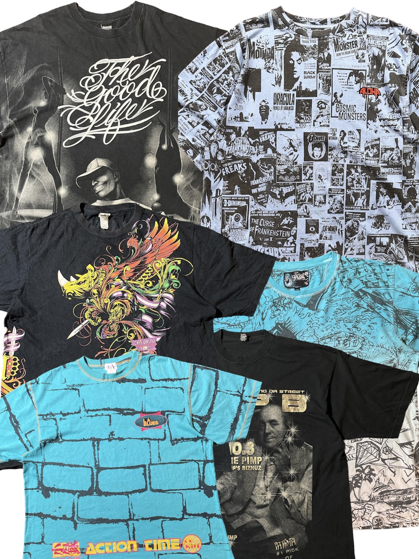 Y2K/Vintage Branded T-shirts 100pcs
