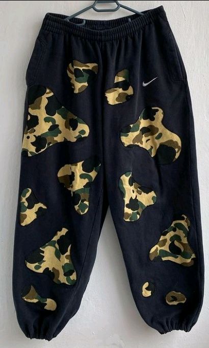 Reworked Men Trousers made using Nike, Puma, Fila, Under Armour, Champion and Other Vintage Trousers, Style # CR983