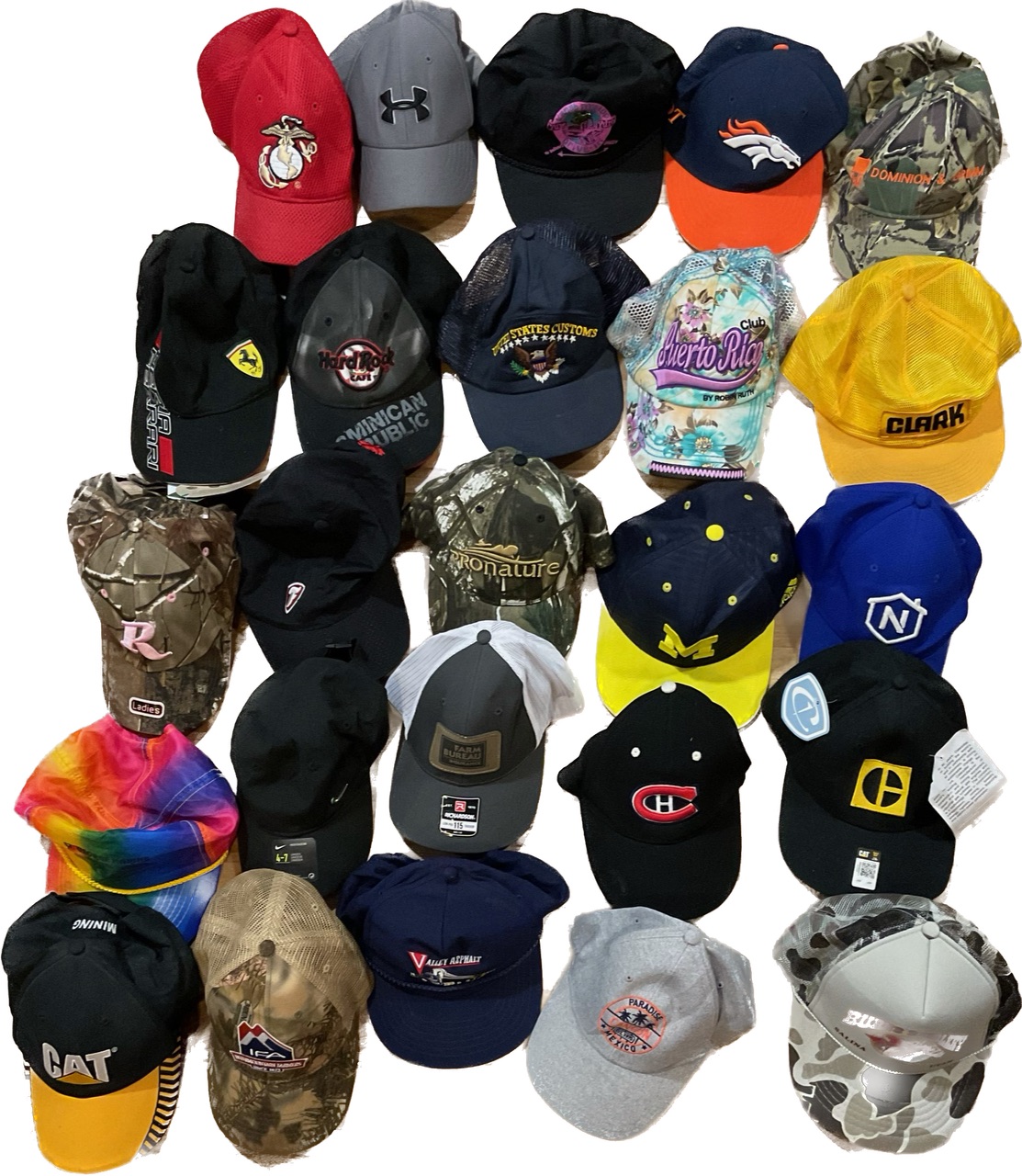 Vintage Caps - 100 Pcs