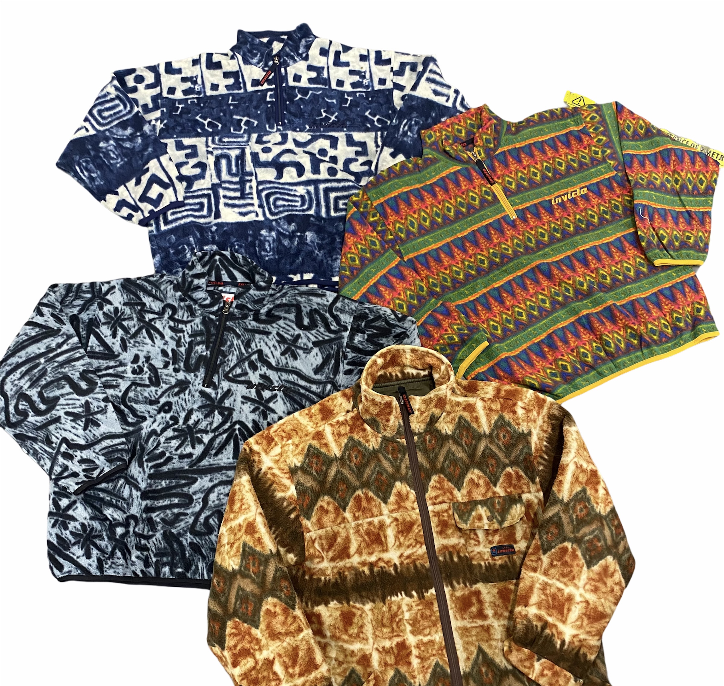 Crazy Patterned Fleece Full Bale