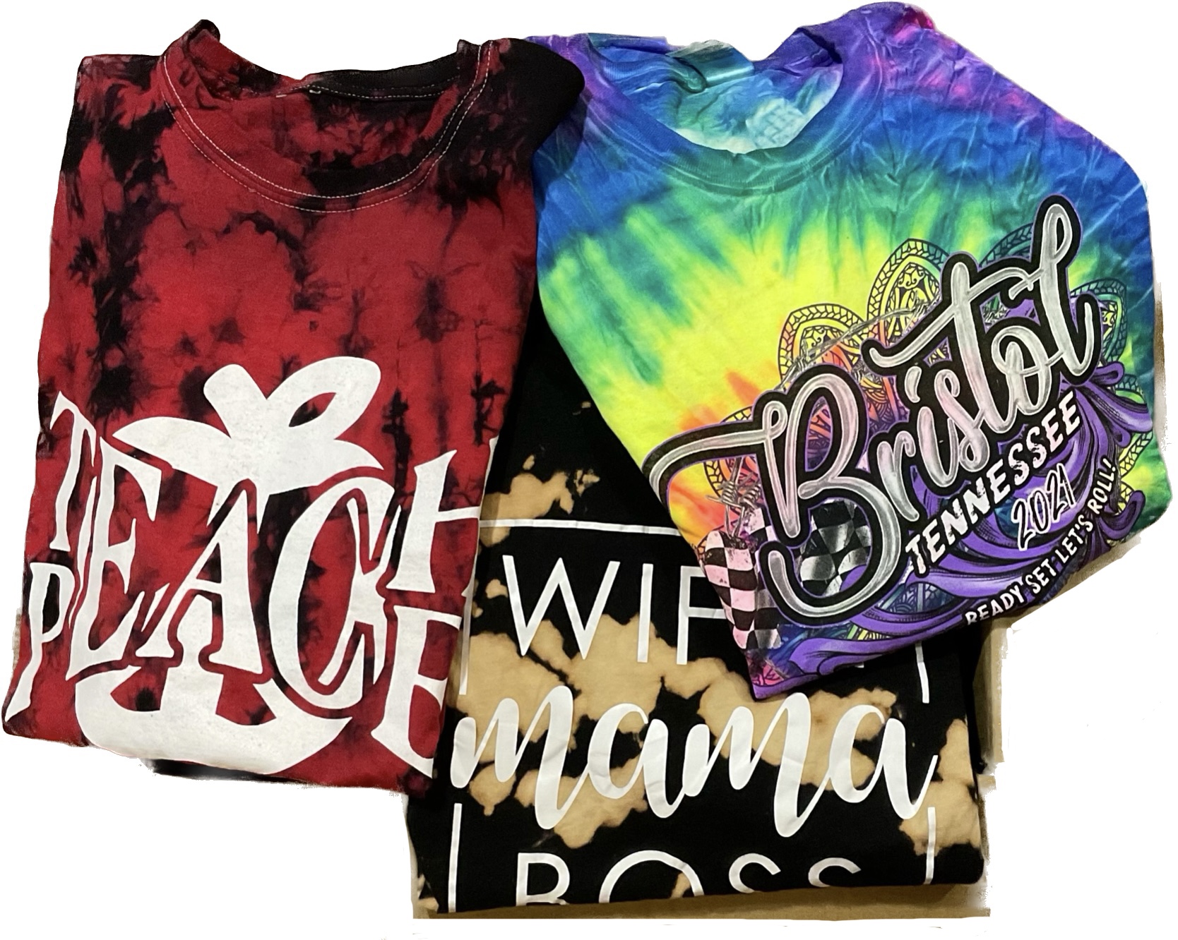 Vintage Tie-Dye Tshirts - 25 Pcs