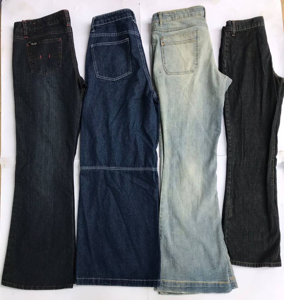 Denim - jeans , 12 - pieces , (f-497)