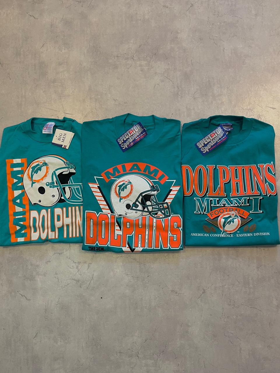 9 Miami dolphins deadstock t-shirts