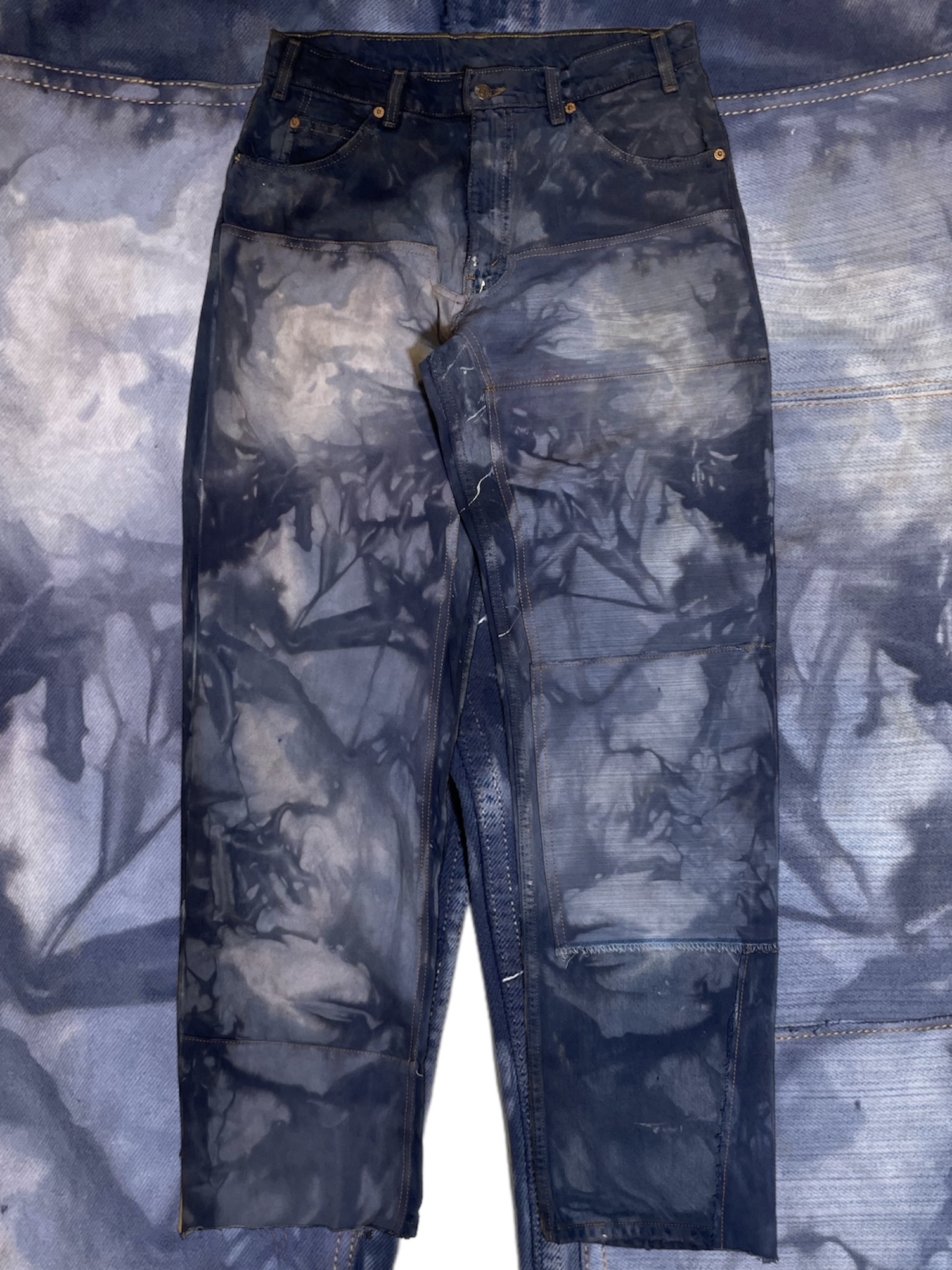 Trèsindien Levi’s retravaillée Double genou