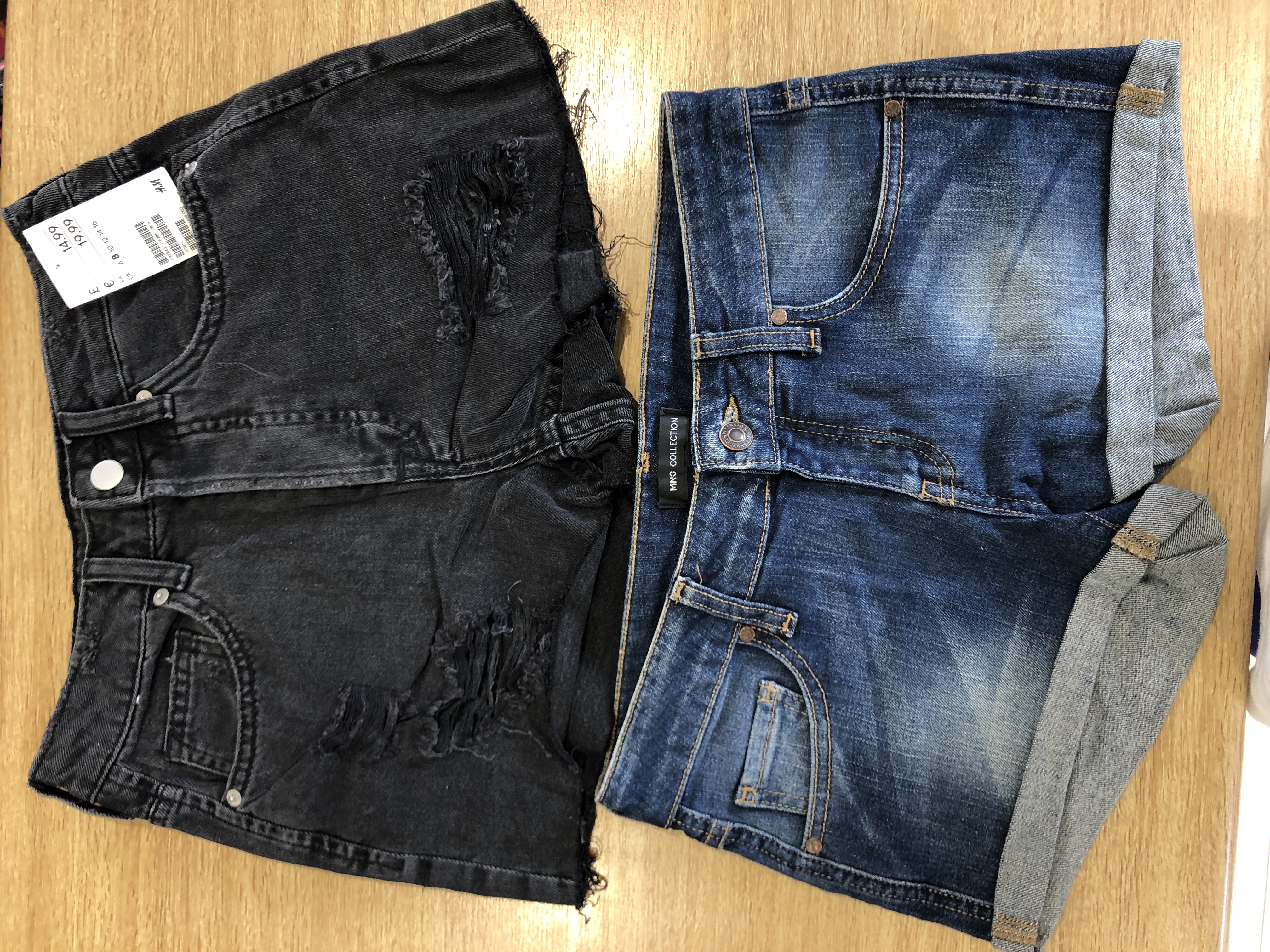 NEW Woman denim shorts Mango H&M summer festival 12 items