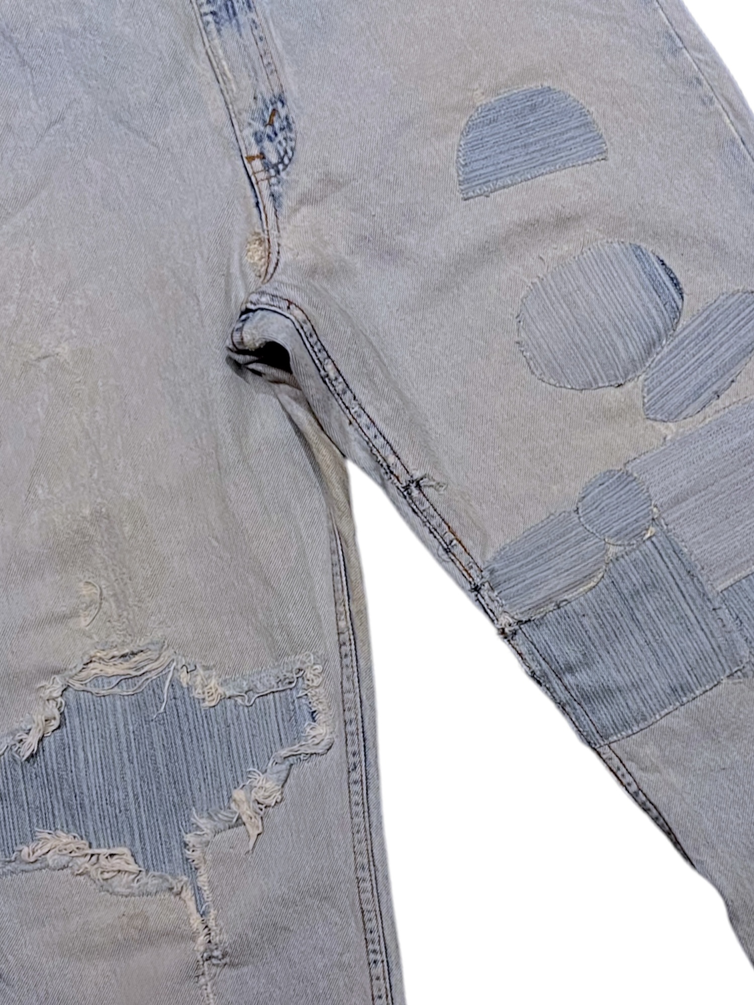 Veryindianpeople Levi’s Patchwork rework denims