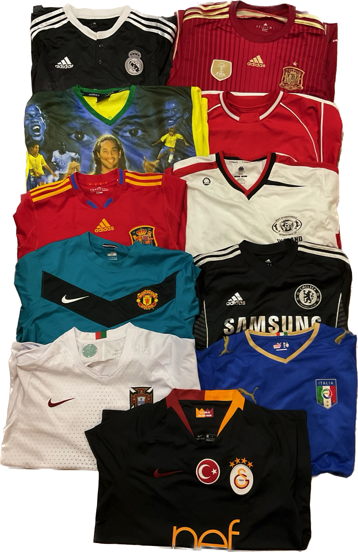 Football Team Tshirts - 11 Pcs